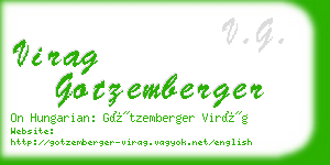 virag gotzemberger business card